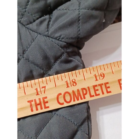 Kenneth Cole Quilted Hooded Jacket Size Small Black Polyester Womens Outerwear - Picture 9 of 10